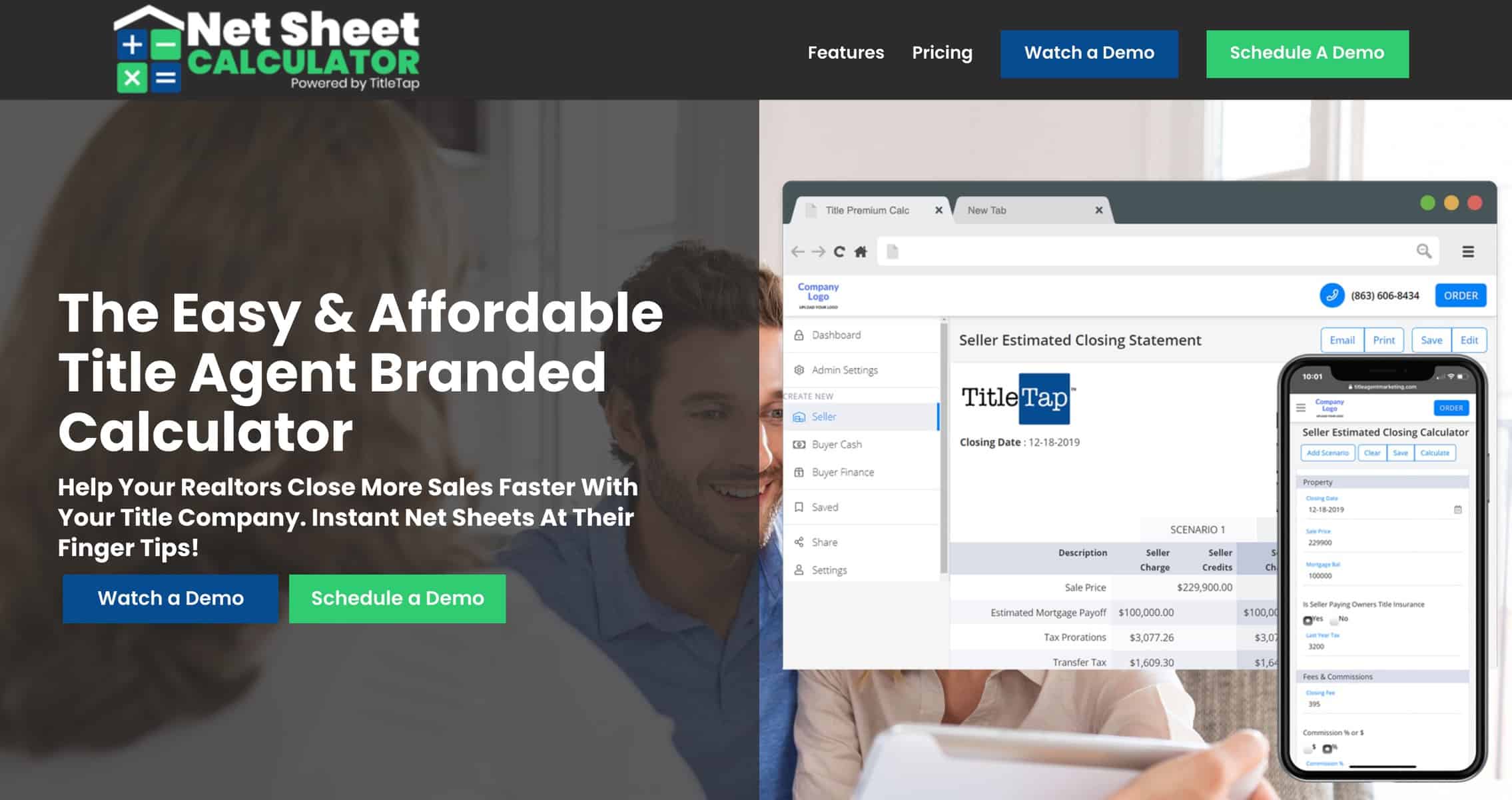 TitleTap’s New and Improved Net Sheet Rate Calculator Can Help You Close More Real Estate Faster!