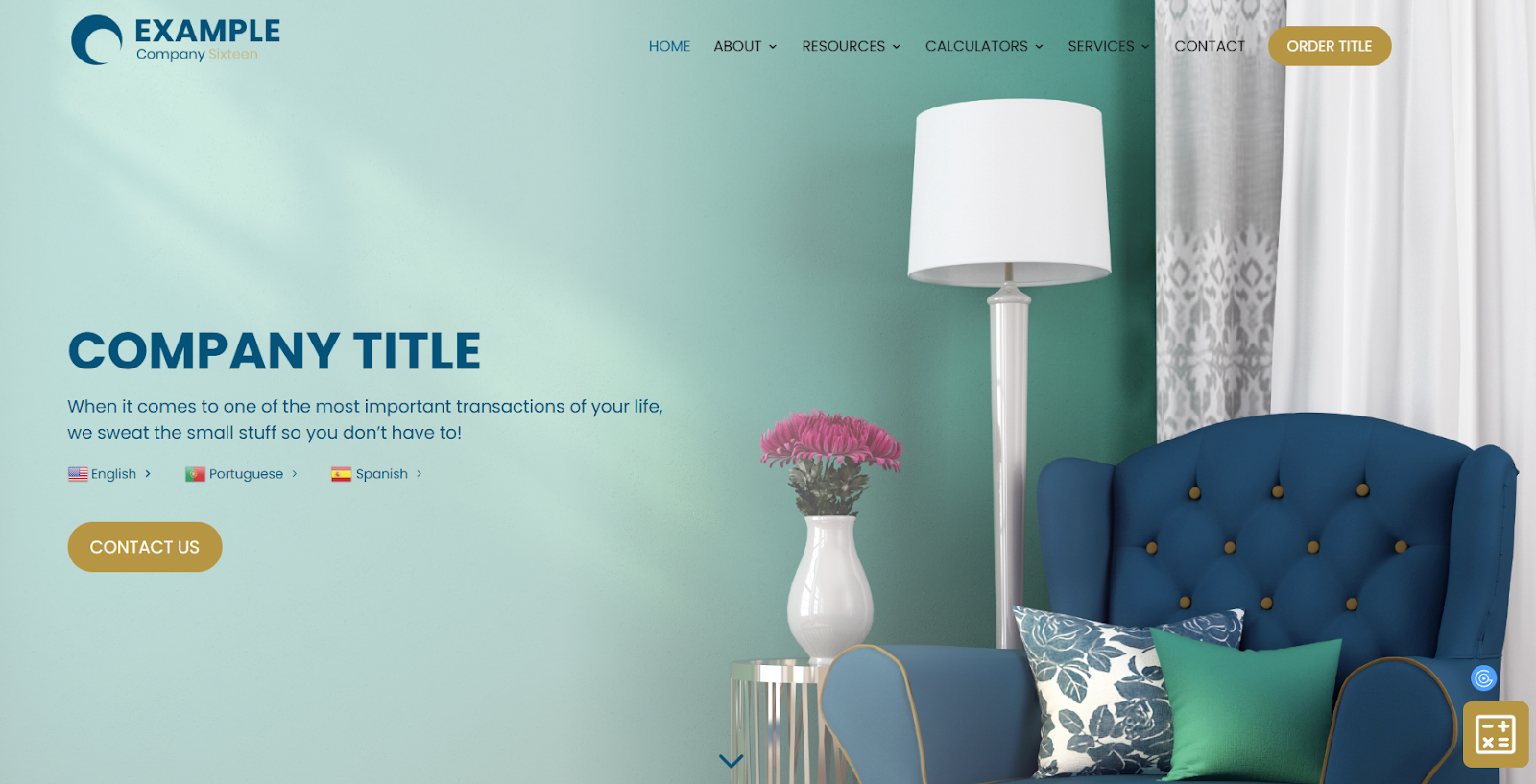 Example of a ADA website